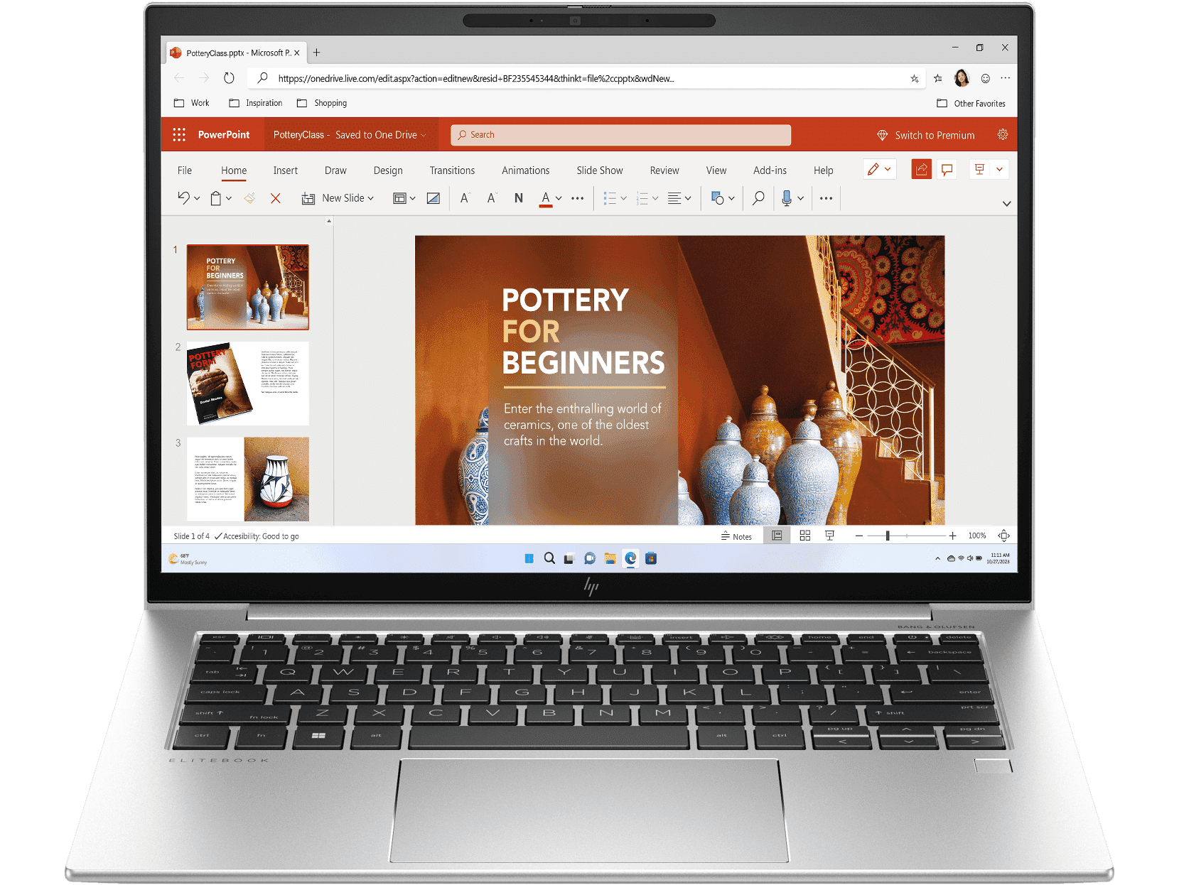 惠普(HP)戰X 14英寸商務筆(bǐ)記本電(diàn)腦(nǎo) - 銀(yín)色